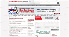 Desktop Screenshot of en.centralamericadata.com