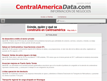 Tablet Screenshot of en.centralamericadata.com