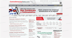 Desktop Screenshot of centralamericadata.com
