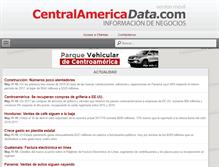 Tablet Screenshot of centralamericadata.com